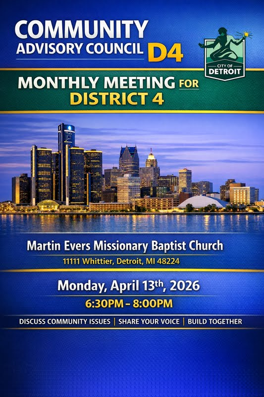 Regular March 2026 Meeting of the D4 CAC